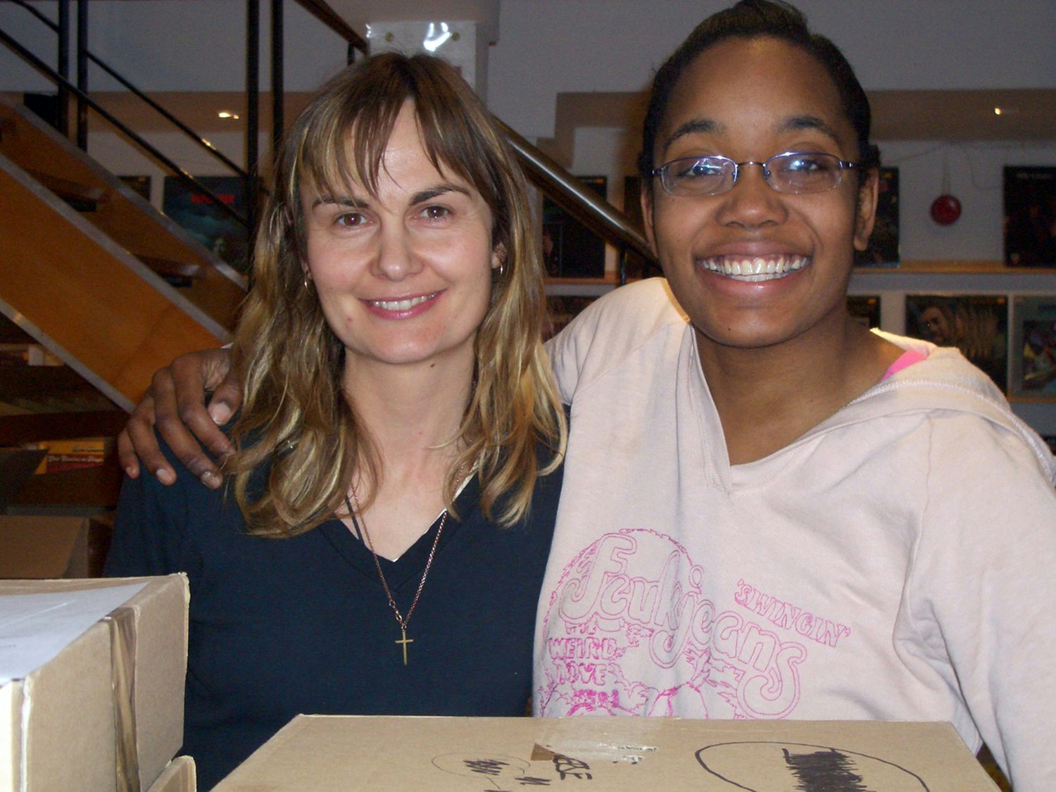 Abi Clarke and Nicole at Sounds of the Universe.